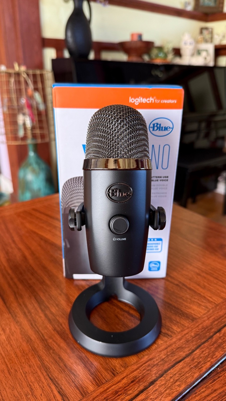 Logitech for Creators Blue Yeti Nano USB Microphone - Black