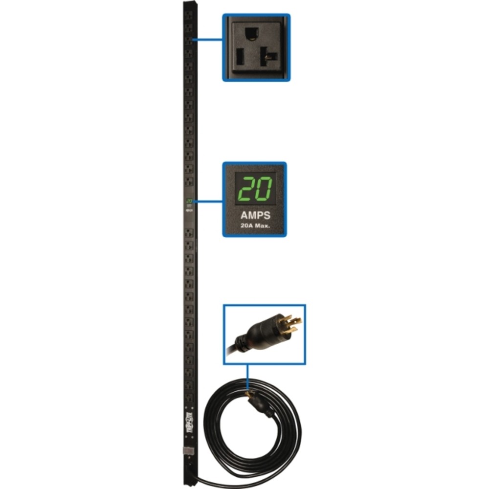 TRIPP LITE PDUMV20 Series 1.9Kw Single-Phase Local Metered Pdu 120V Outlets 28