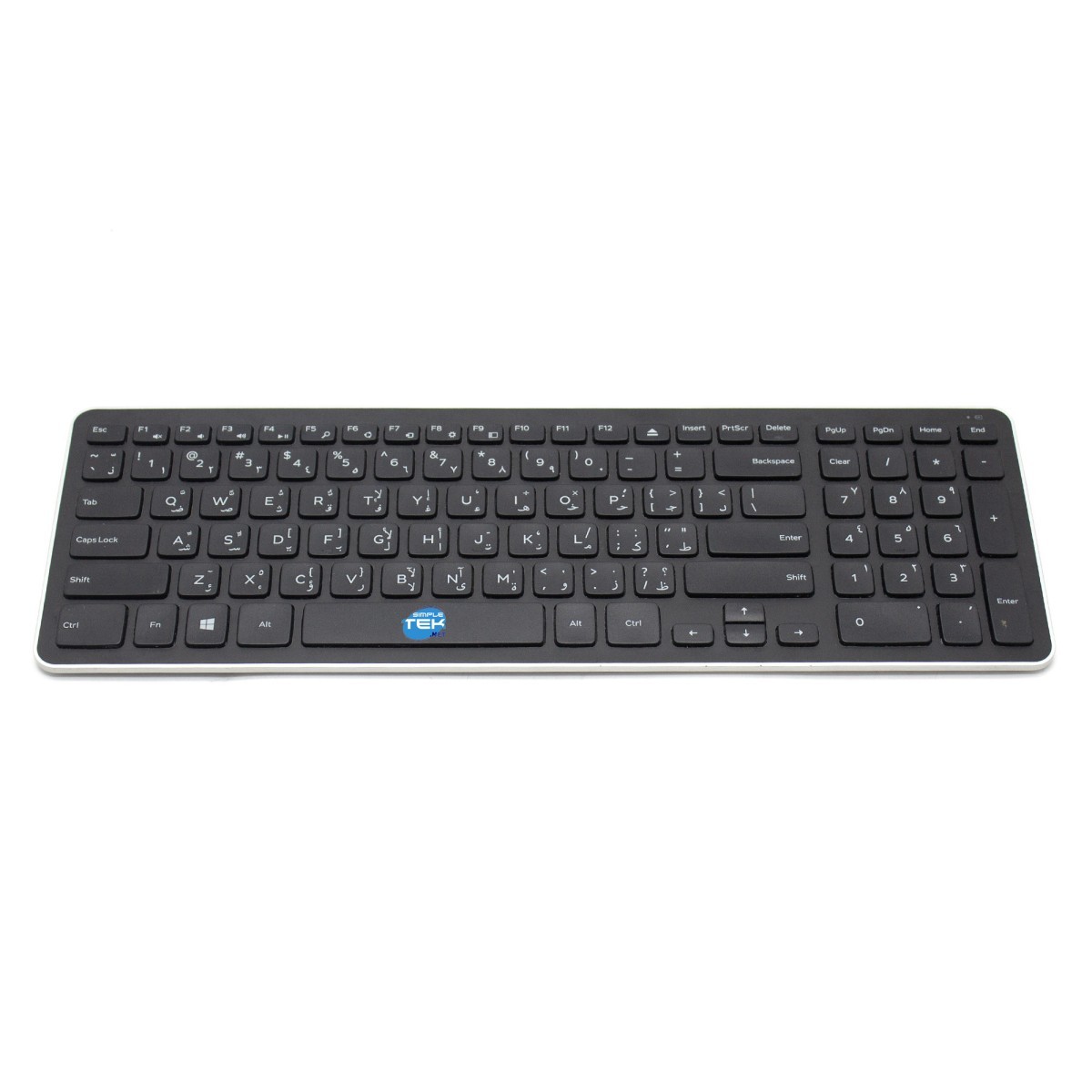 DELL KM714 Km713 Kit Mouse And Keyboard Wireless Qwerty Layout Arabic To Fleece_