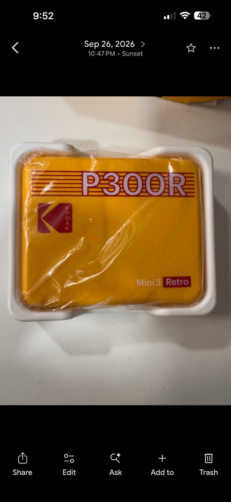 Kodak Mini 3 Retro P300R Bundle 2 Sealed Cartridge Packs 60 Sheets