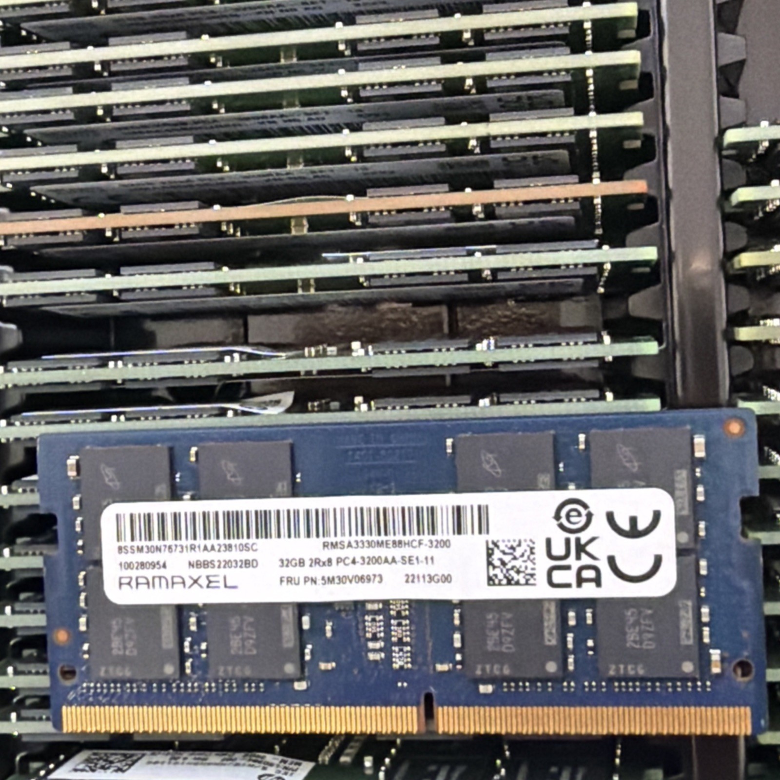 32GB Ramaxel DDR4 PC4-3200 Laptop Memory RAM 2Rx8 260 SODIMM 3200AA
