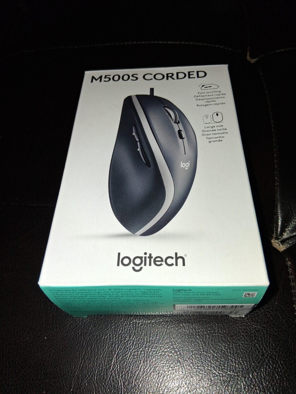 Logitech M500s Advanced Corded 7-Button Mouse