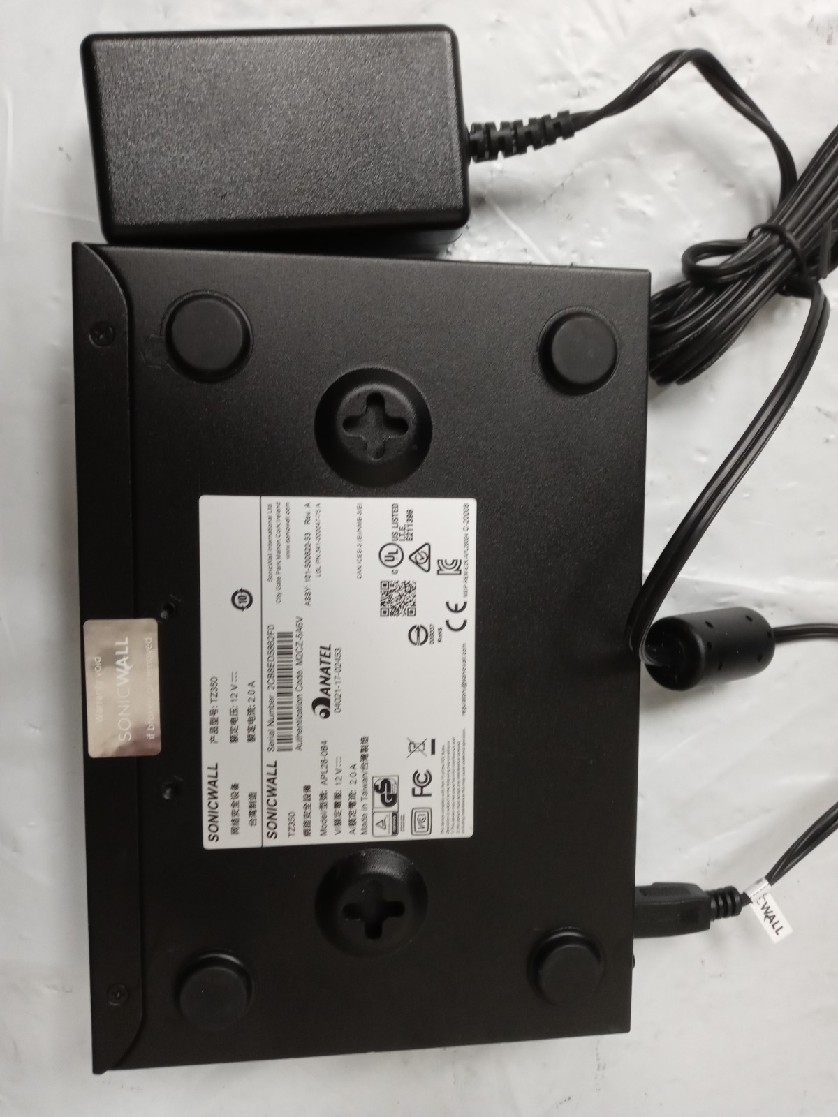SonicWall TZ350 APL28-0B4 Network Security Firewall Appliance