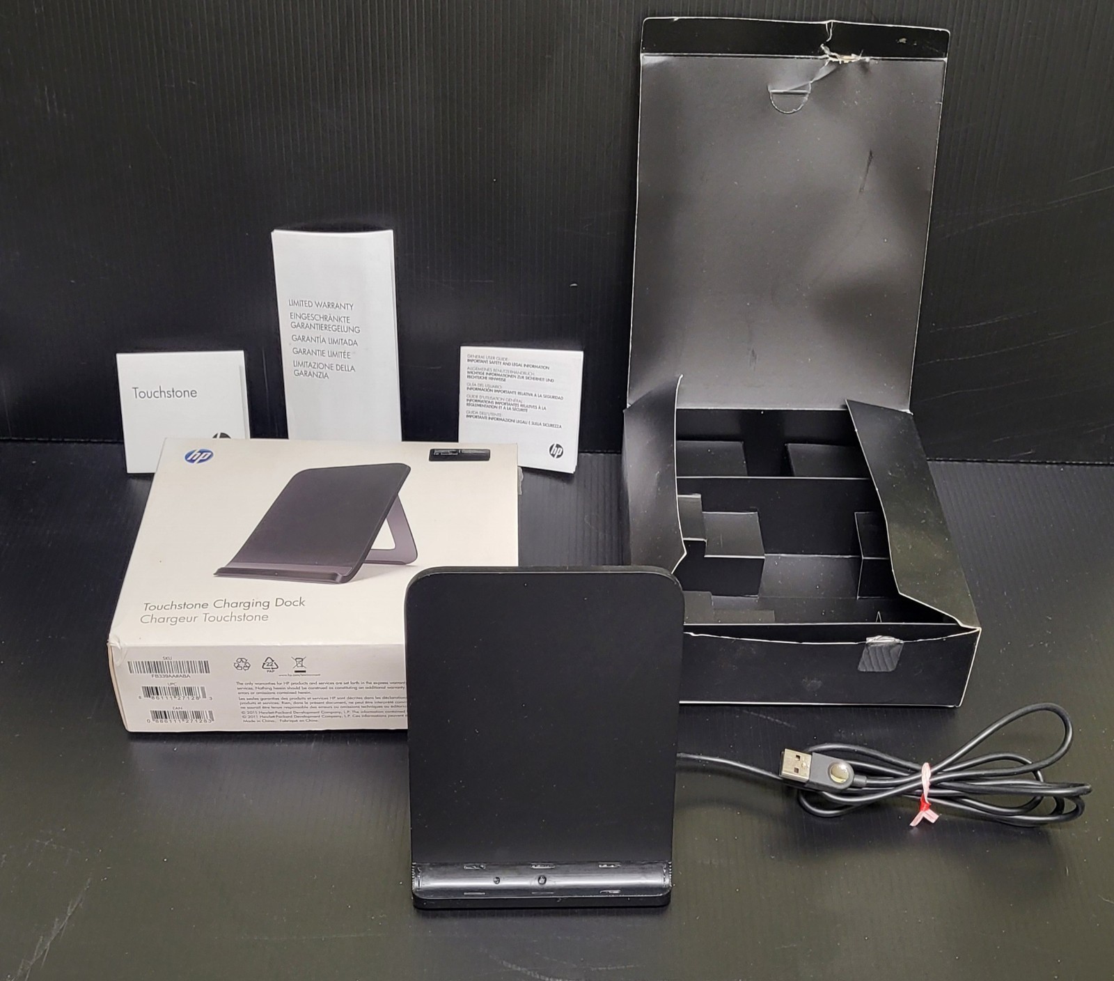 HP Touchstone Charging Dock for TouchPad - Black OEM