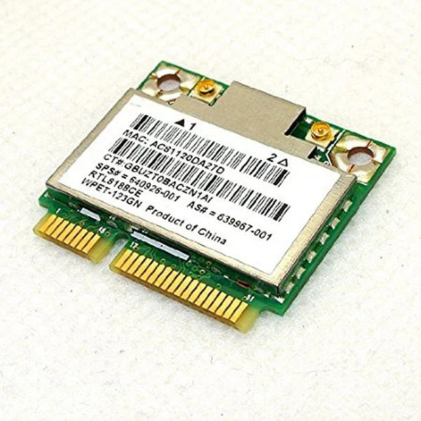 HP Pavilion Realtek RTL8188CE 640926-001 Genuine Wireless Mini PCI WiFi Card 