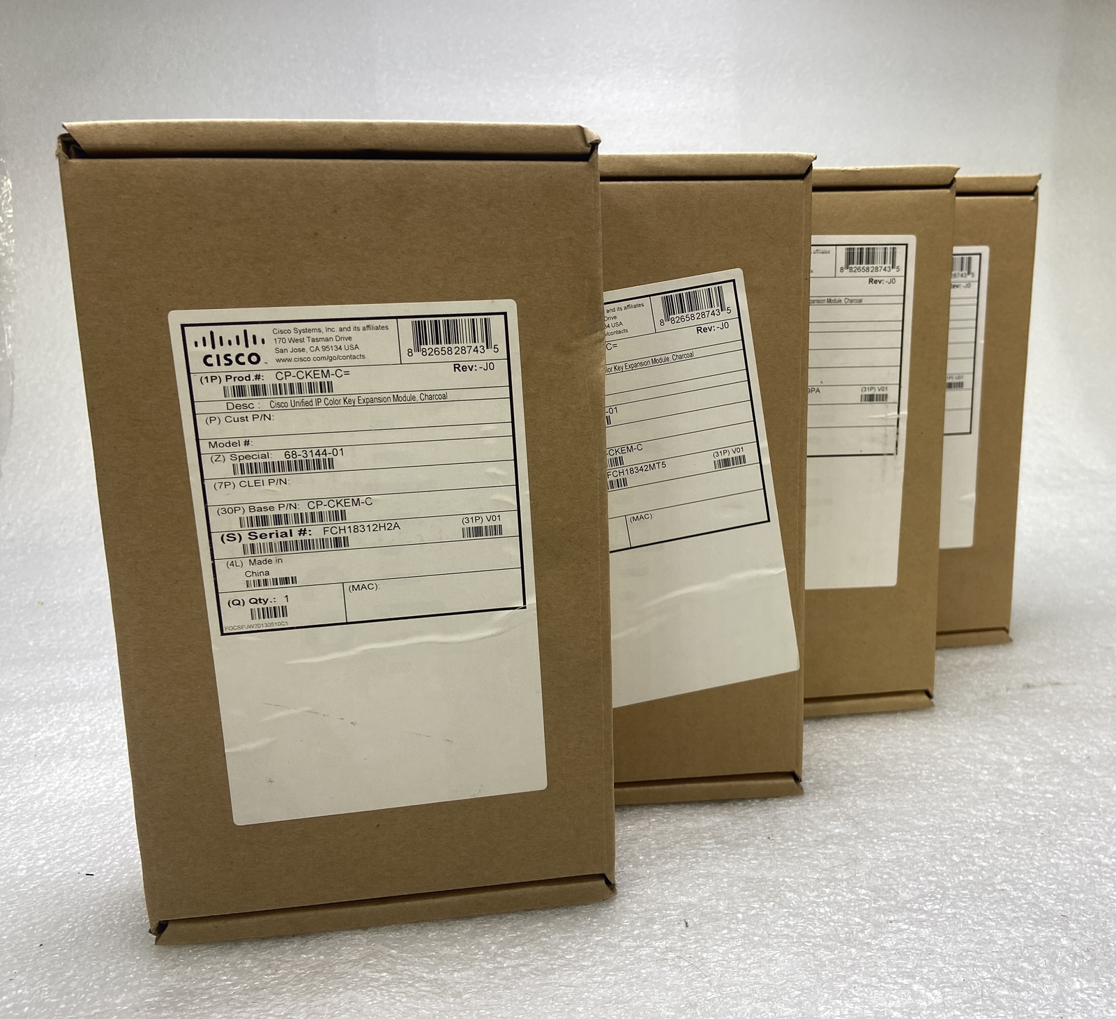 New OPEN Box Cisco CP-CKEM-C Unified IP Color Key Expansion Module  LOT of 4
