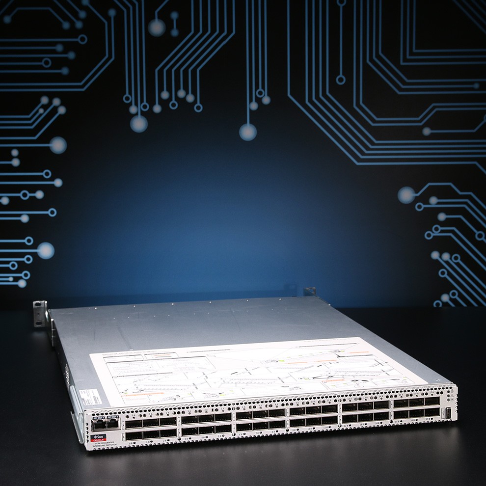 SUN Oracle Datacenter InfiniBand 36 Switch inc 19" Rails / 36x QSFP+ / 7305540