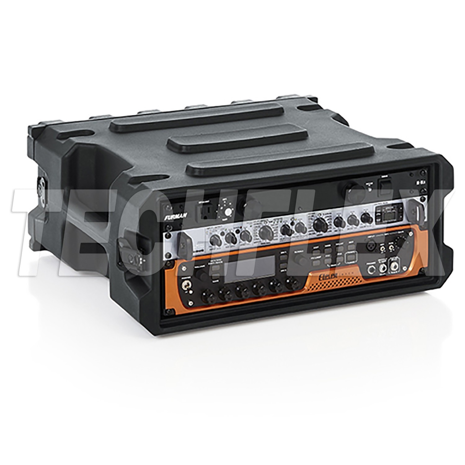 GTR-G-PRO-4U-19  Pro-Series Molded Mil-Grade PE Rack Case; 4U, 19.25in Deep
