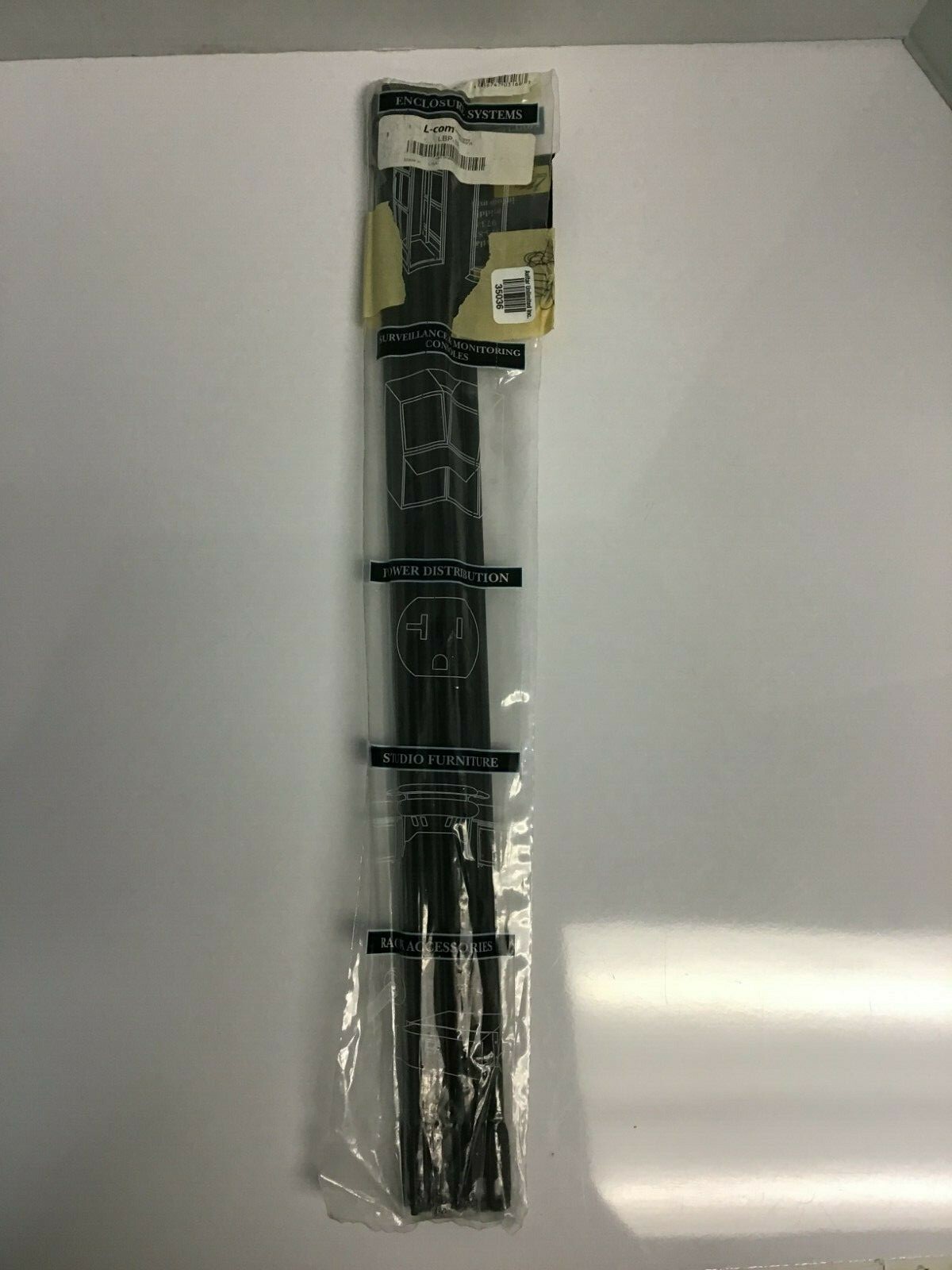 8 NEW L-Com LBP-1R 19" Rack Mount Horizontal Cable Lacing Bars