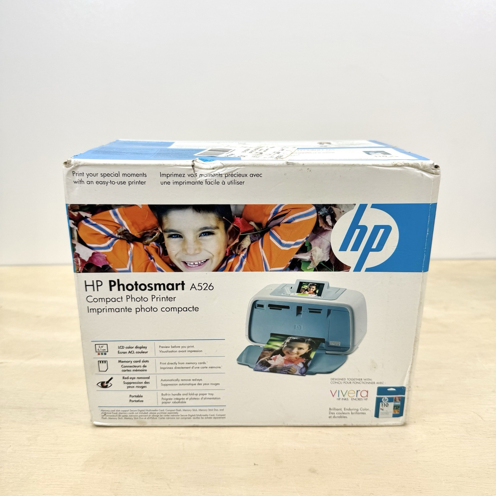 HP Photosmart A526 Digital Photo Inkjet Printer - BRAND NEW