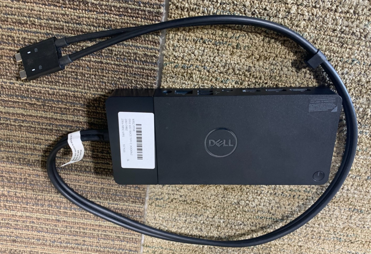 Dell Performance Dock WD19DCS Dual USB-C Docking Station - NO POWER ADAPTER