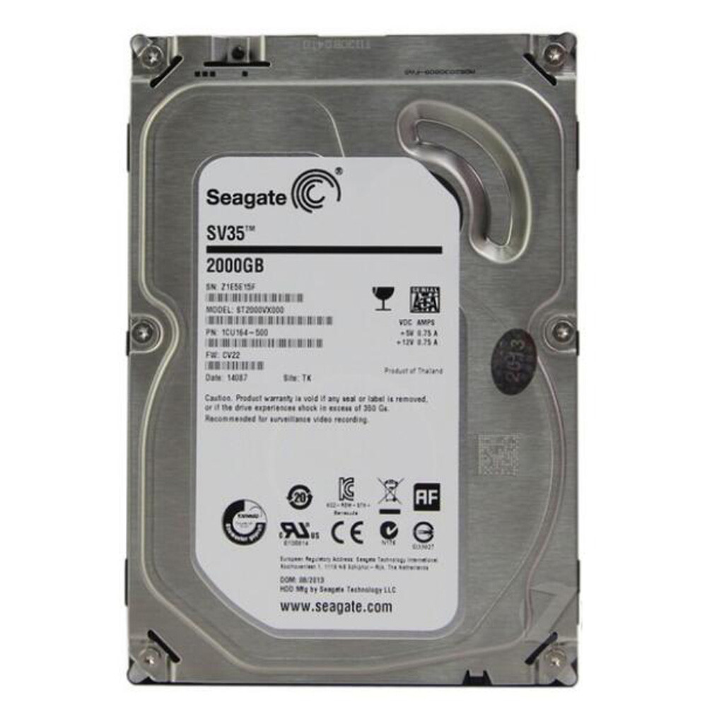 Seagate Barracuda SV35.5 2TB,Internal,7200RPM,3.5" (ST2000VX000) HDD Hard Drive