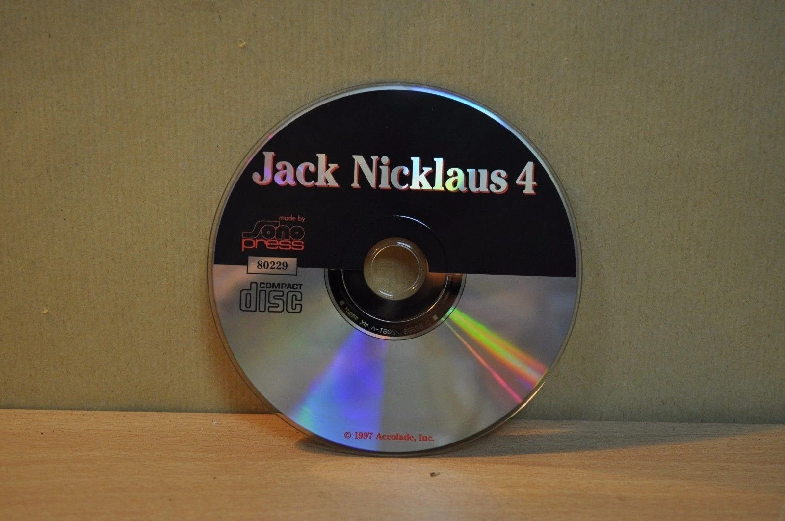 Jack Nicklaus 4 CD-ROM : Software Manufacturer :Sono Press  