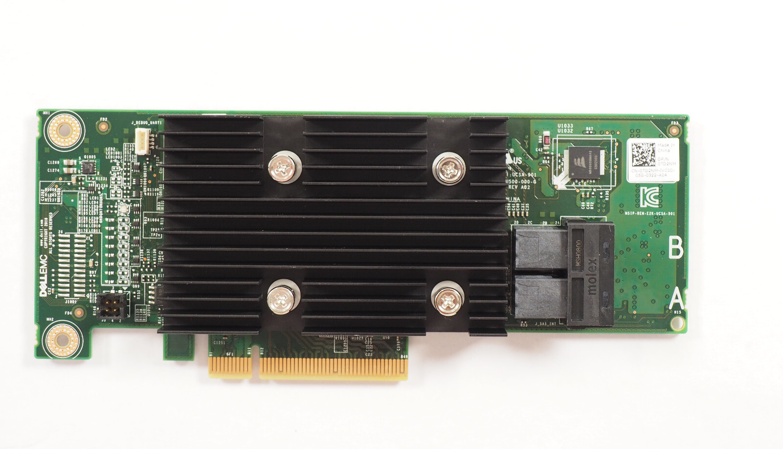 Dell EMC TD2NM PERC H330 12G PCIe SAS Raid Controller Card