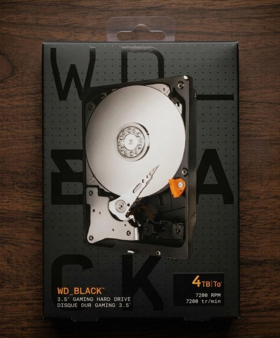 WD_BLACK 4TB Desktop PC Internal Hard Drive HDD SATA III 6Gb/s 7200 RPM - NEW