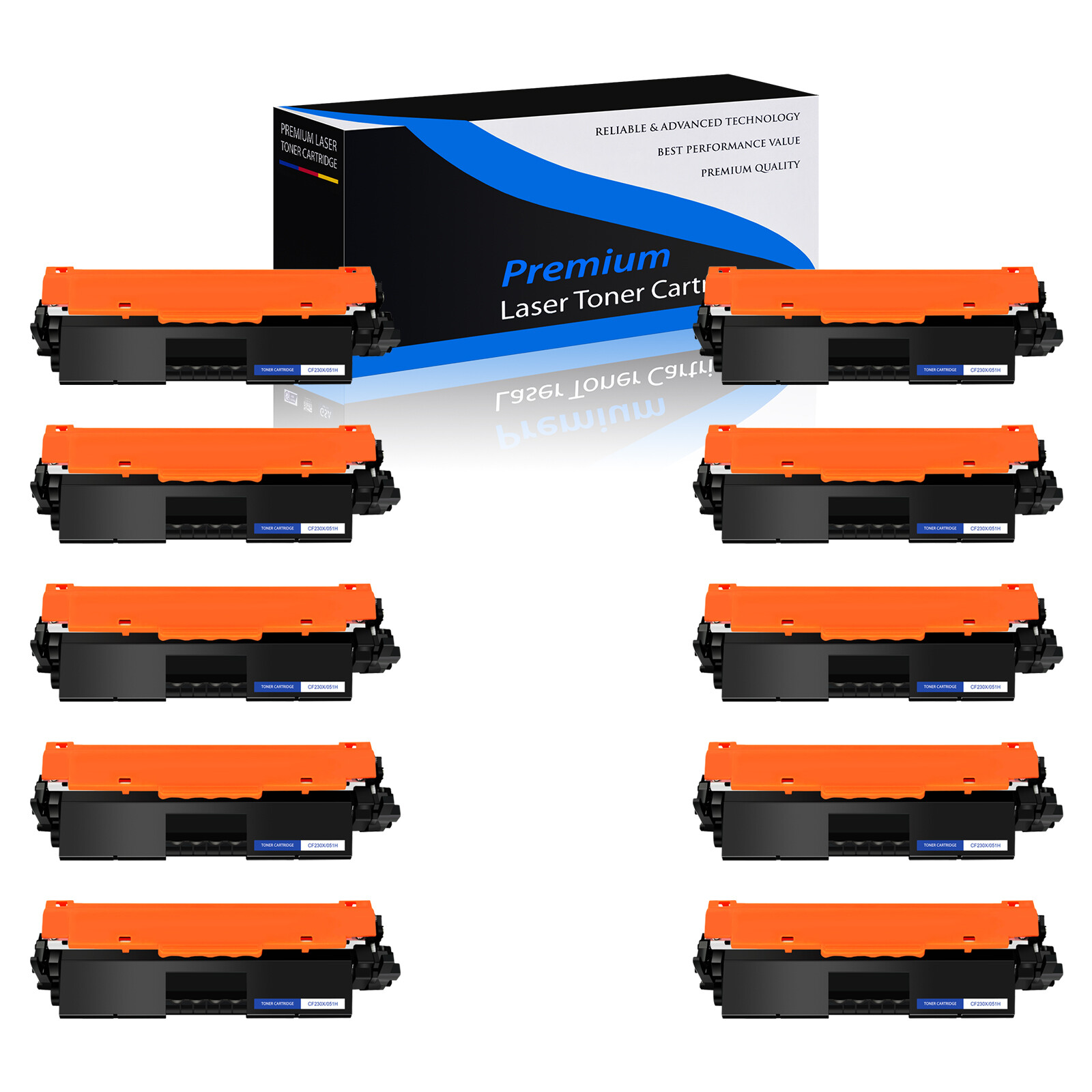 10PK CRG051H 051H Toner for Canon imageCLASS LBP162dw MF264dw MF267dw MF269dw