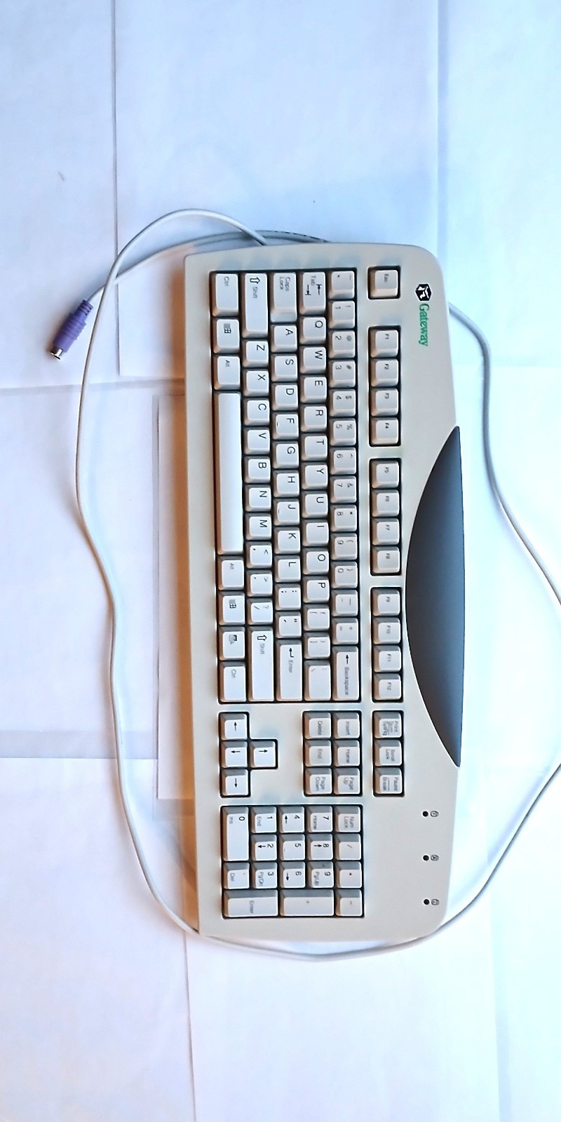 Gateway SK-9921 PS/2 Wired Keyboard Tested Working Vintage 2001 OEM