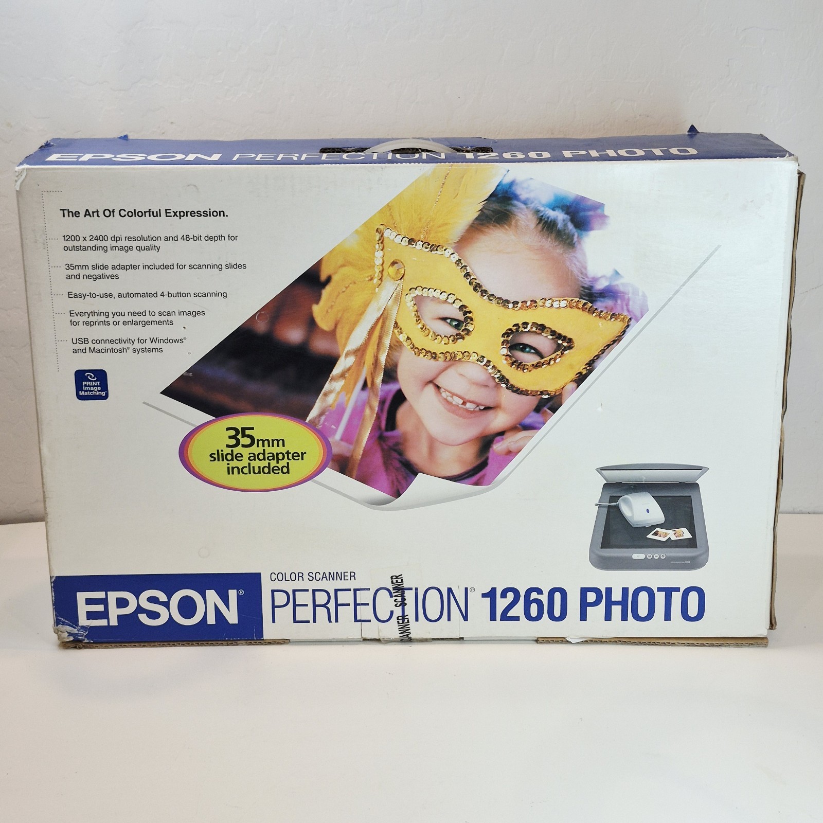 Epson Perfection 1260  Photo Scanner / Model J121A * Look Pictures