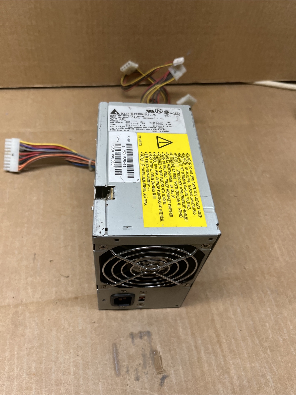 DELTA DPS-200PB-71 F 160W ATX Power Supply - SONY VAIO 1-759-525-11 Tested Worki