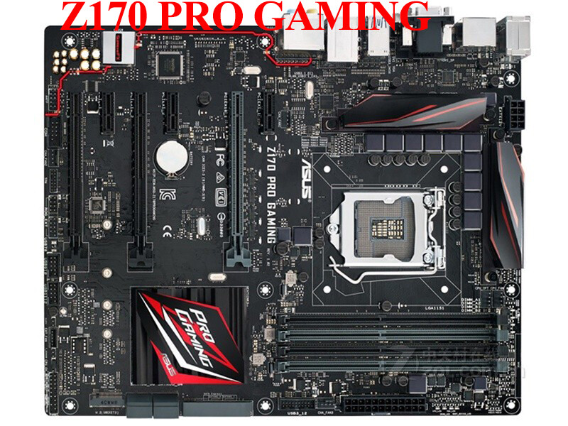 FOR ASUS Z170 PRO GAMING Motherboard Test ok LED Luxury Large Board 6500 6600K