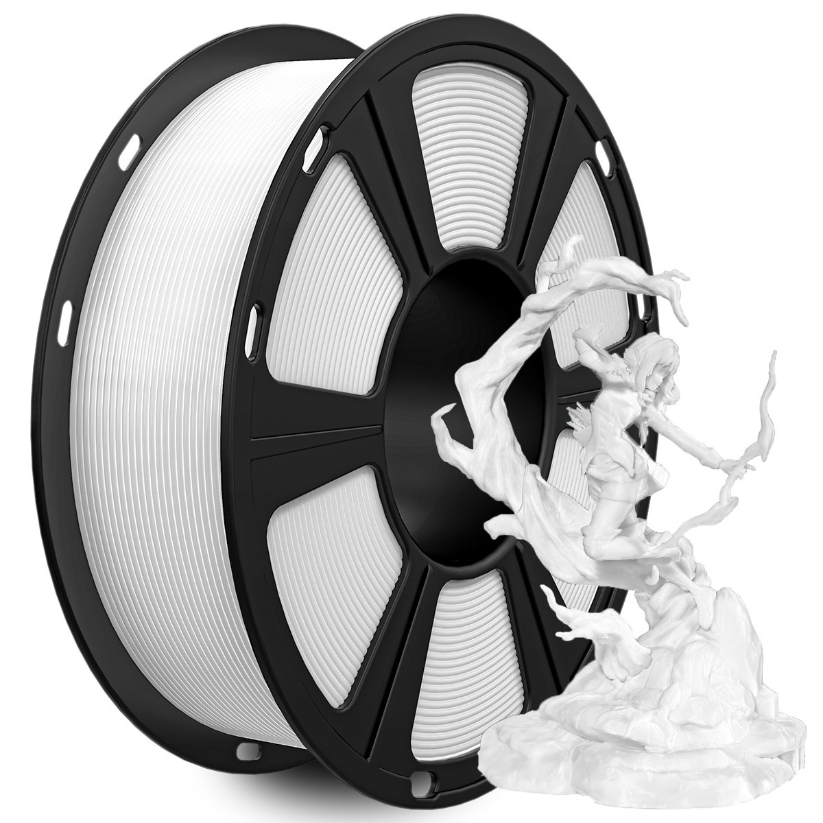 Geeetech PETG Filament 1.75mm 1KG White Heat Resistant 3D Printer Filament US