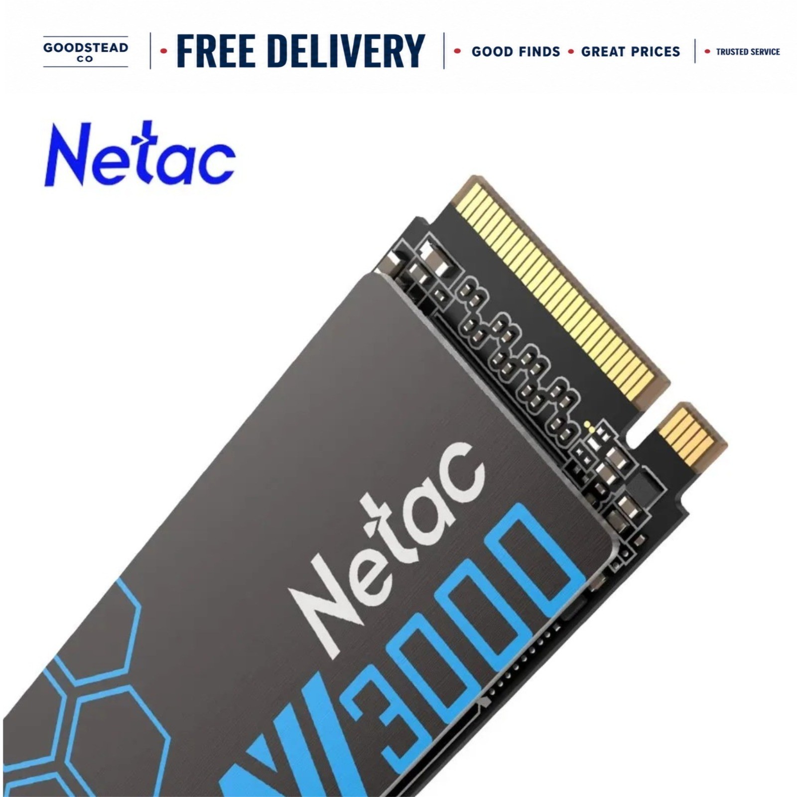 Netac NV3000 NVMe SSD M.2 2280 PCIe 3.0 Internal Solid State Drive