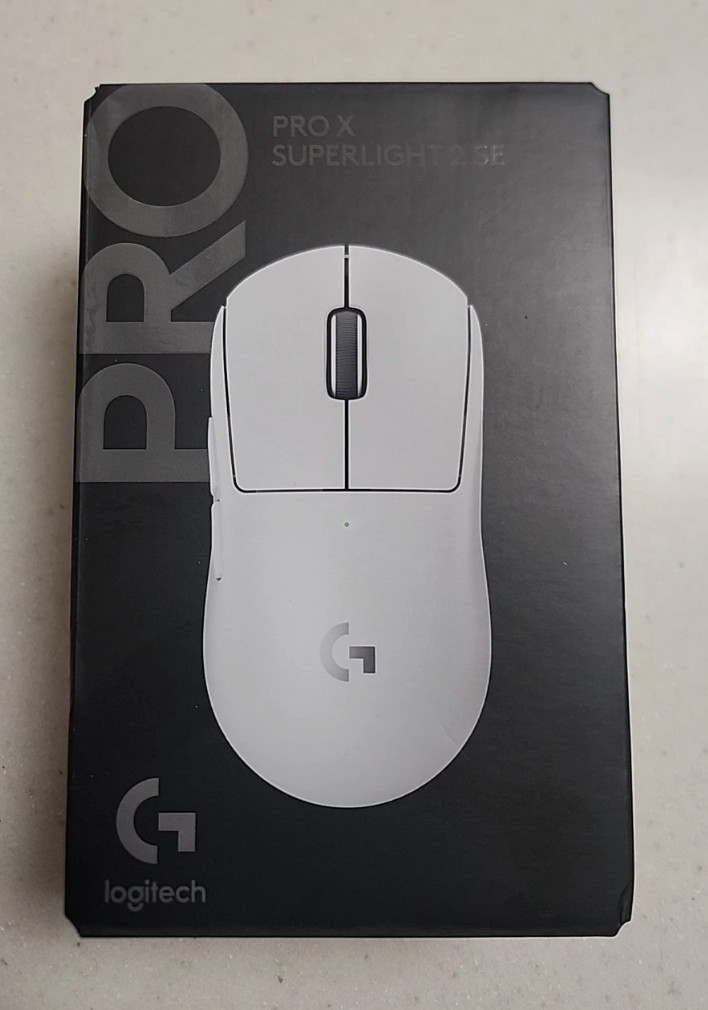 New Logitech - PRO X SUPERLIGHT 2 SE LIGHTSPEED Wireless Gaming Mouse (White)
