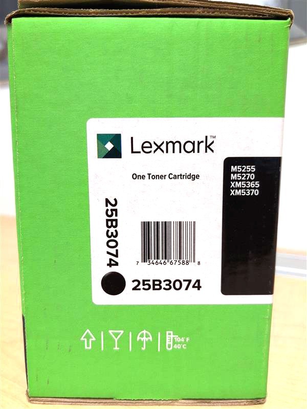Genuine Lexmark 25B3074 Black Extra High Yield Toner Cartridge
