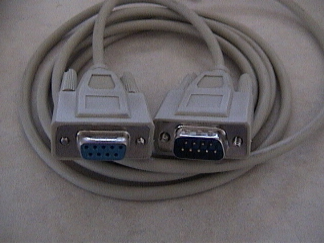 NEW 10ft Serial Cable Male DB9 to Female DB9 Straight Through RS232
