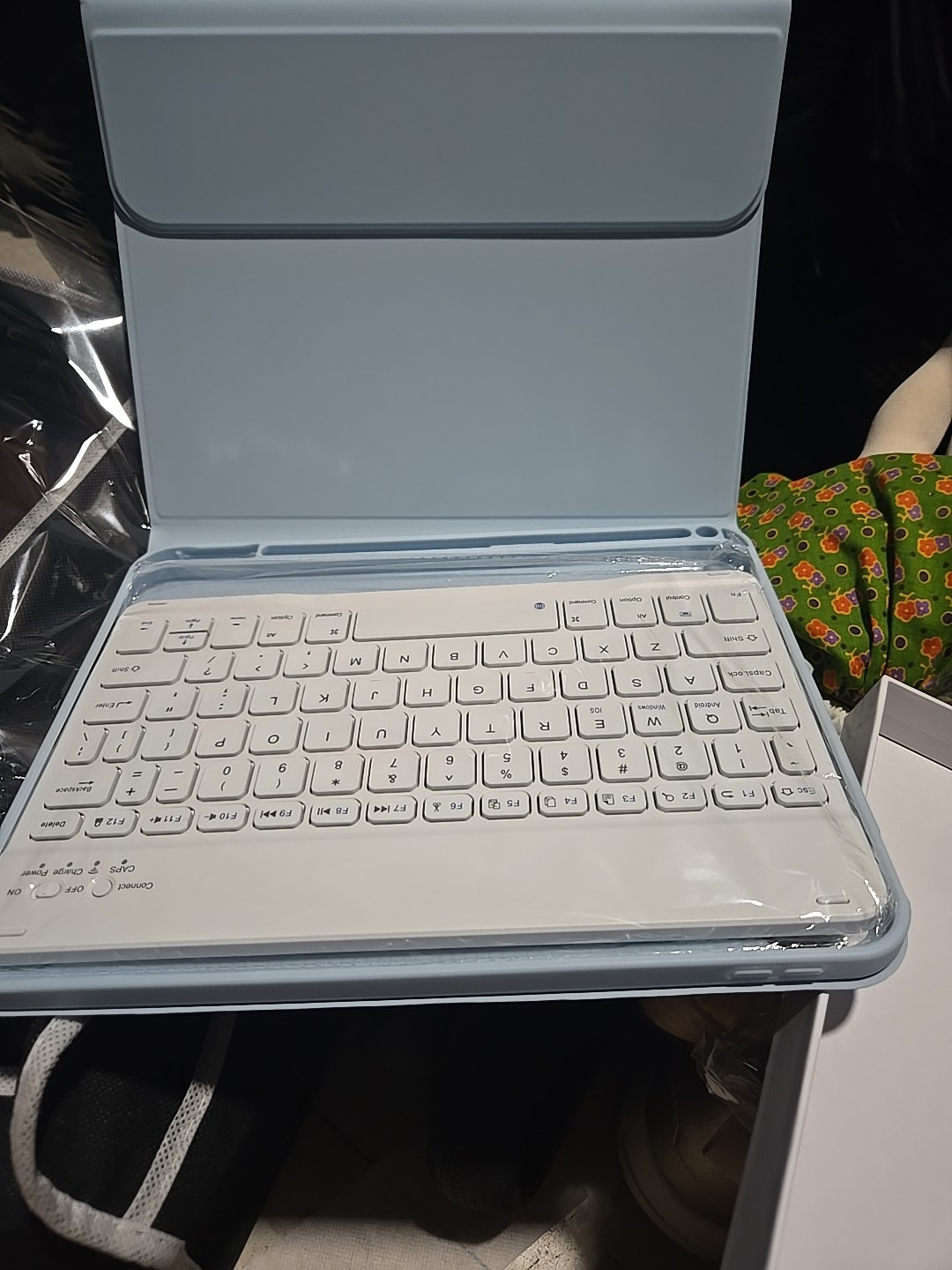 Logitech Type Protective Case with Integrated Keyboard for iPad Air 1st Gen -...