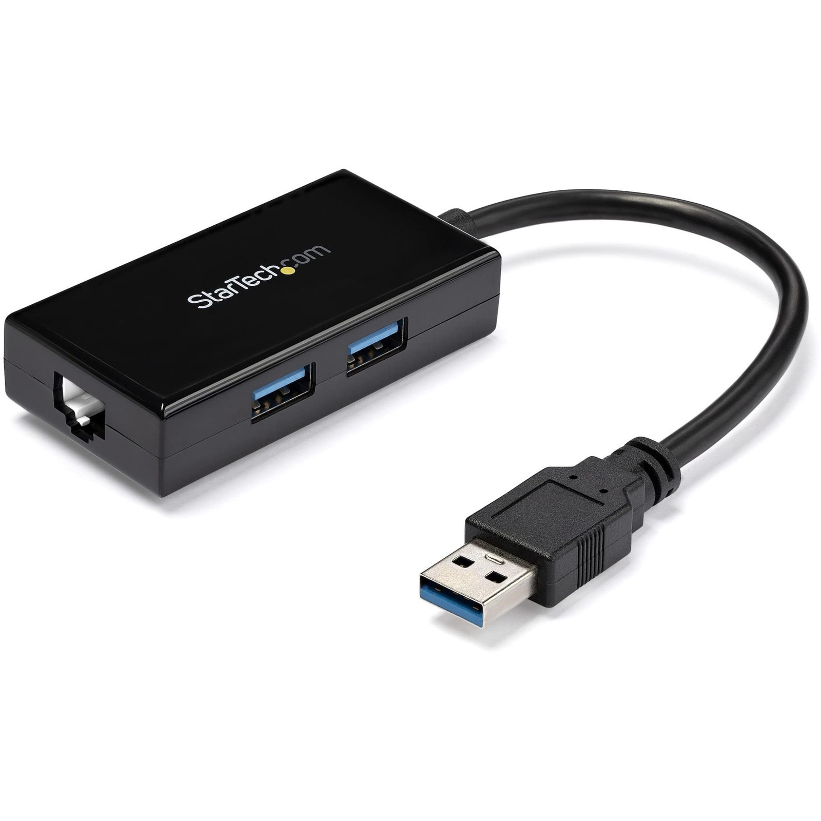 StarTech.com 2 Port USB 3.0 Hub with Ethernet - USB 3.0 x 2 - Gigabit Ethernet N