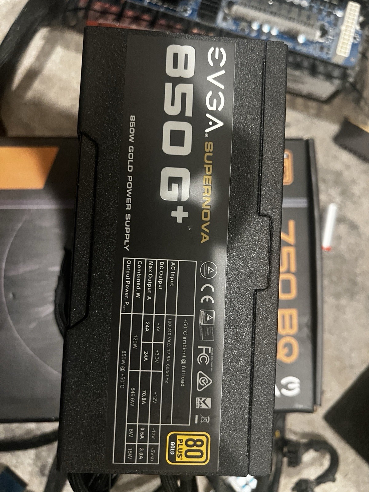 EVGA SuperNOVA 850 G+ 850W 80 PLUS Gold Modular Power Supply