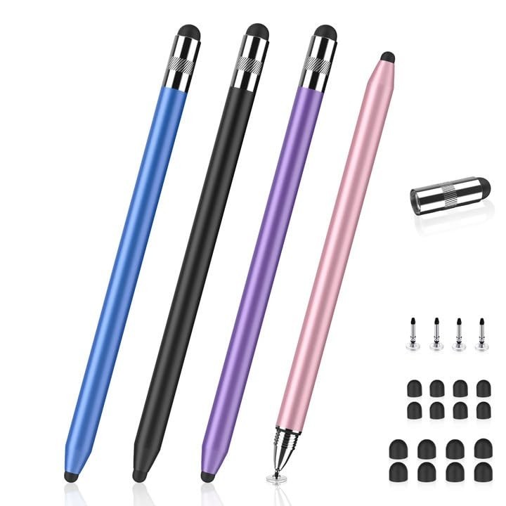 3-in-1 Touchscreen Stylus Pen for iPad, Tablets & Smartphones - Precision & Vers