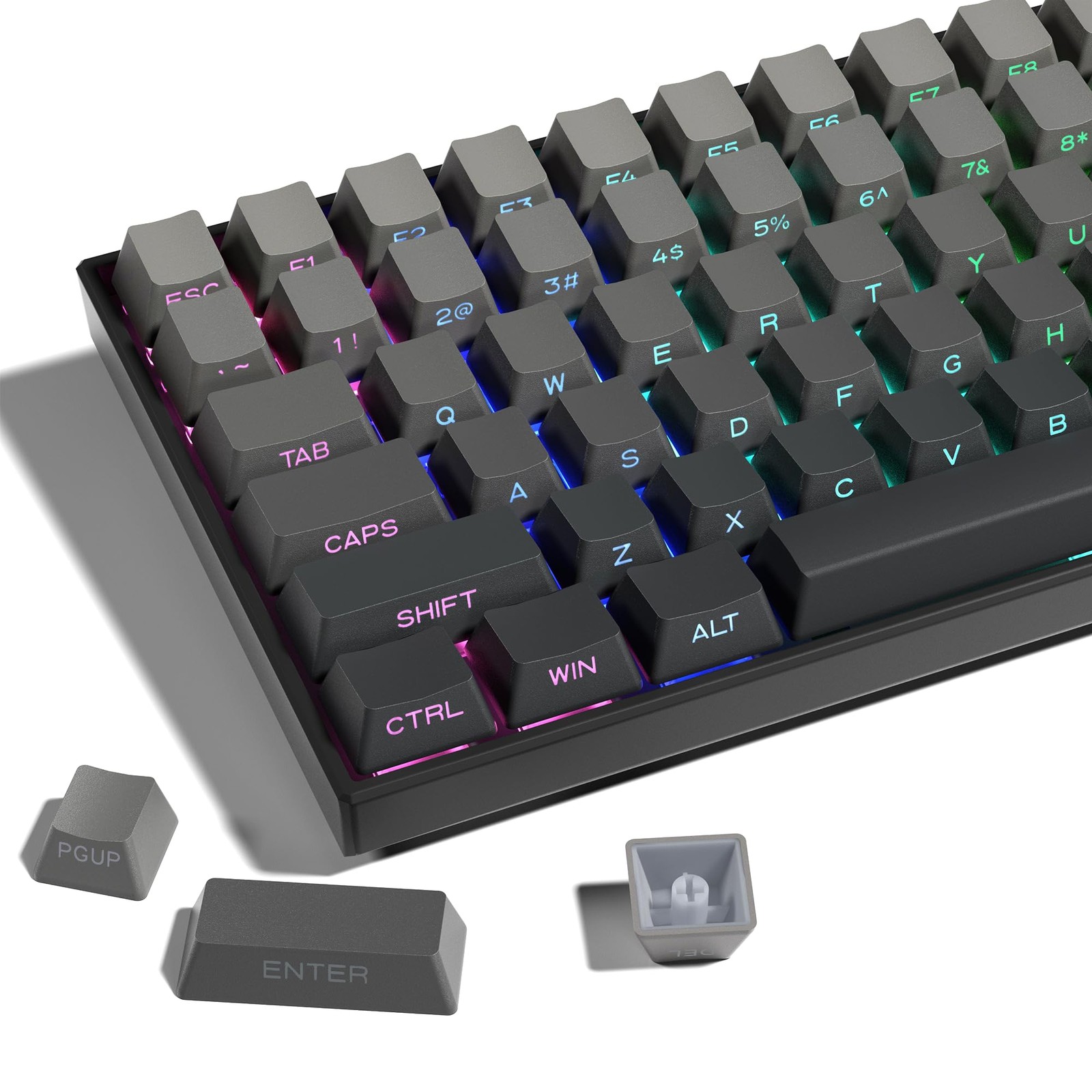 136Key Gradient SidePrinted PBT Keycap Set