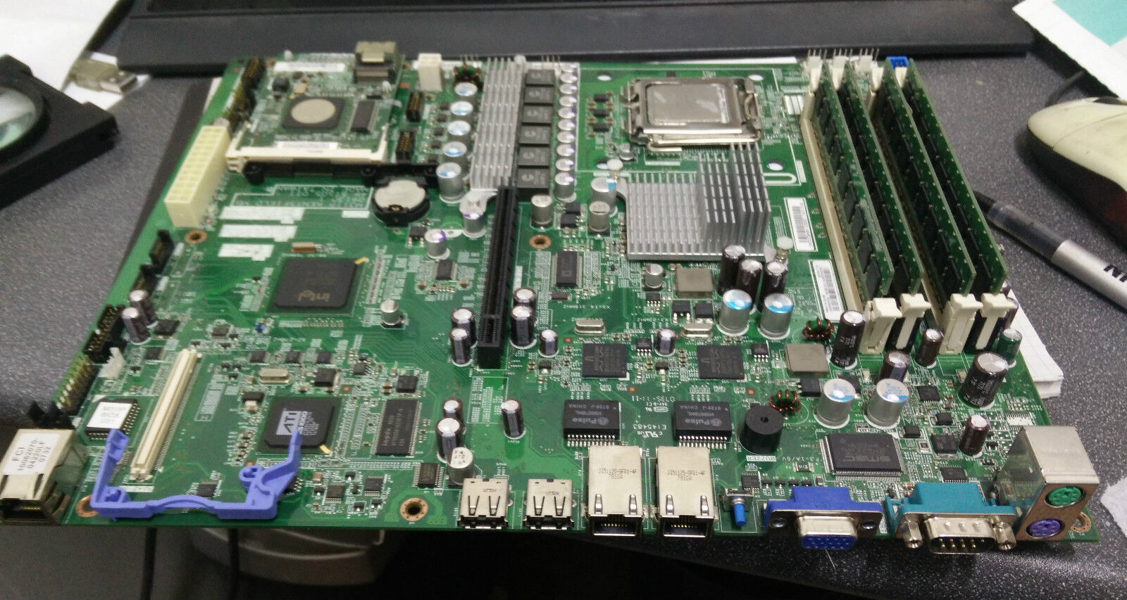 IBM X3250 Server 43W0291 System Board with 4GB, 42C1279 SAS/SATA Controller Card
