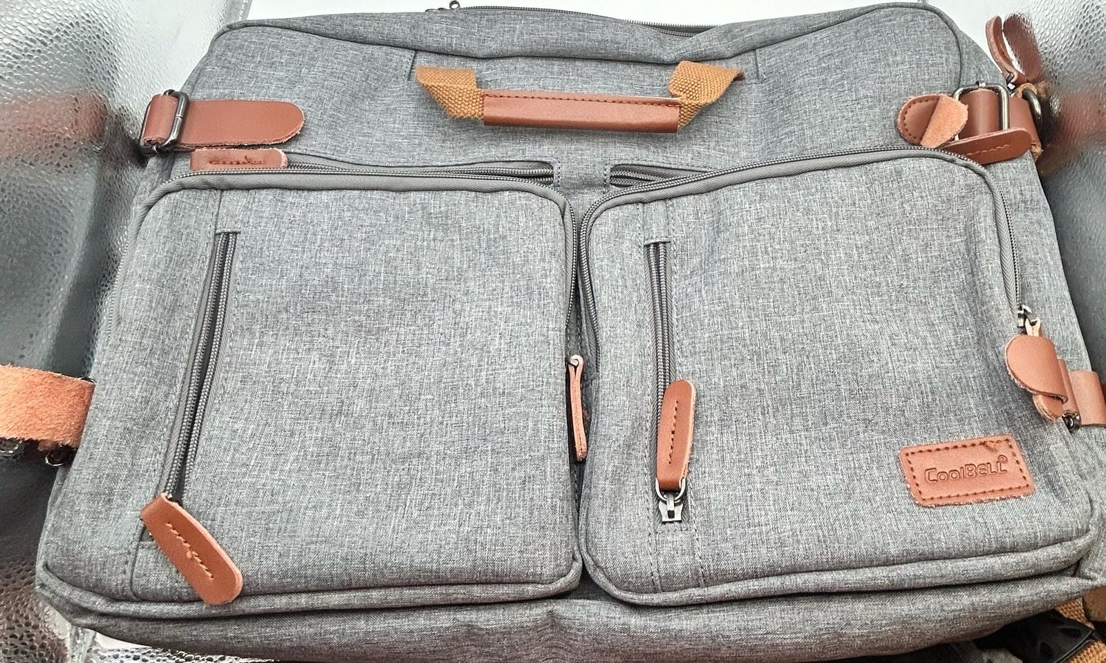 CoolBELL Convertible Backpack Messenger Shoulder bag Laptop Case