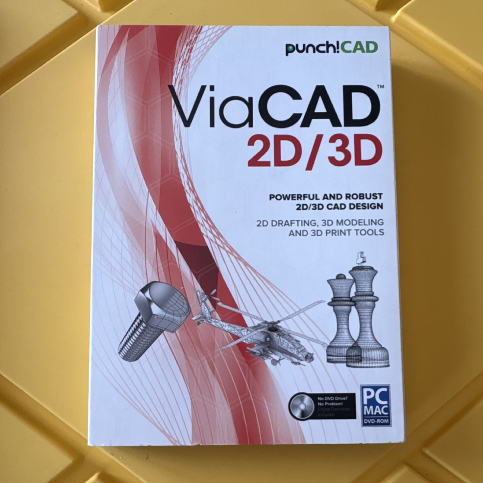 Punch Software ViaCAD 2D/3D CAD Design Software DVD-ROM for Windows & Mac