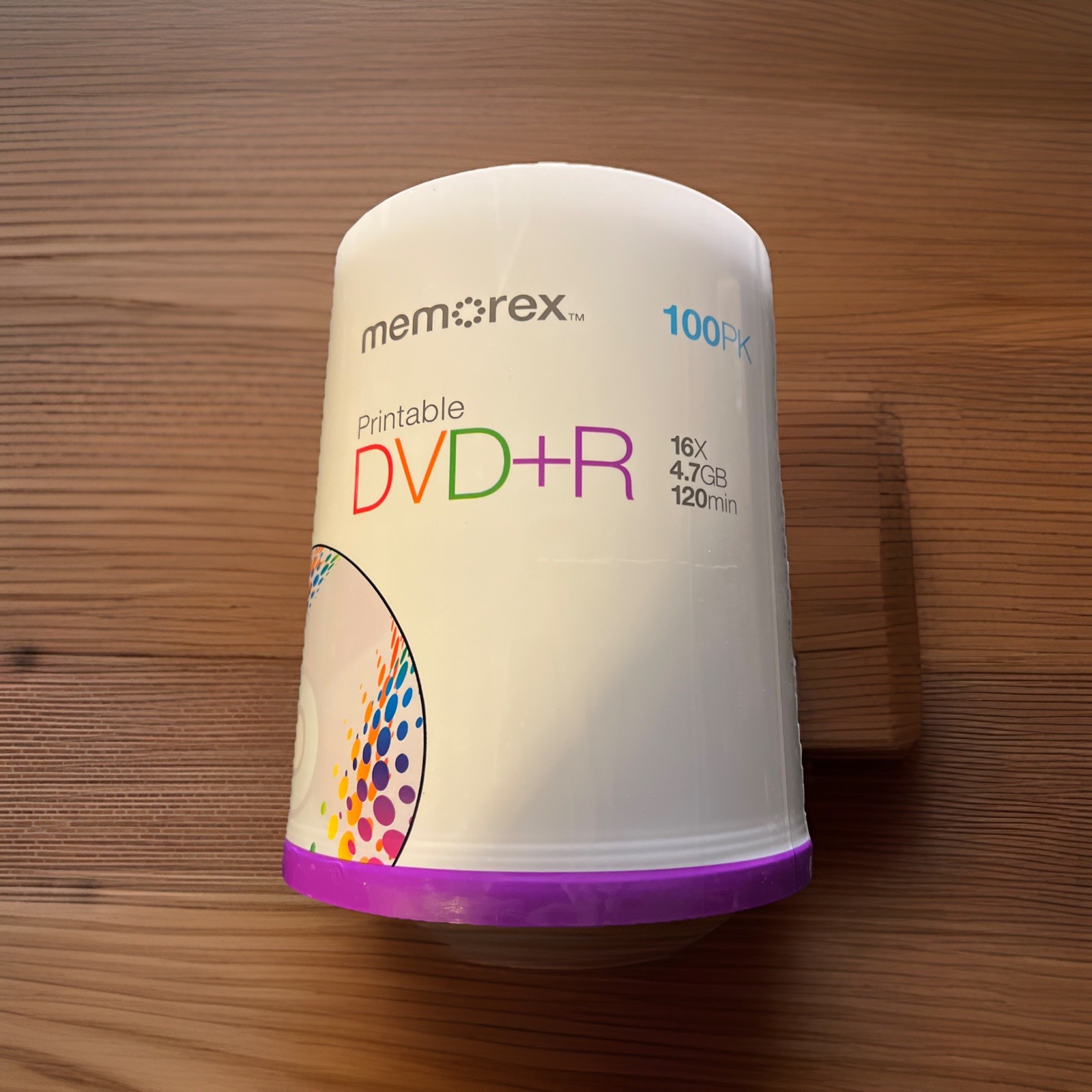 Memorex DVD+R (16X 4.7 GB 120 min) 100-Pack Spindle Brand New Sealed 