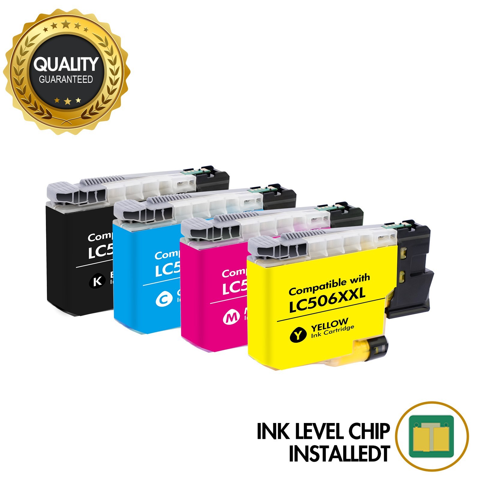 4PACK Compatible LC506XXL Ink Cartridges Combo for Brother MFC-J4555DW LC506