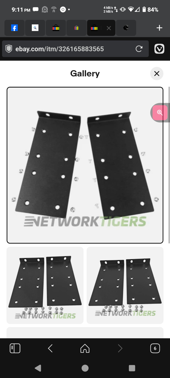 APC AP7911 AP7902 AP7811 NT-AP7911-RM Ears Rack Mount Brackets