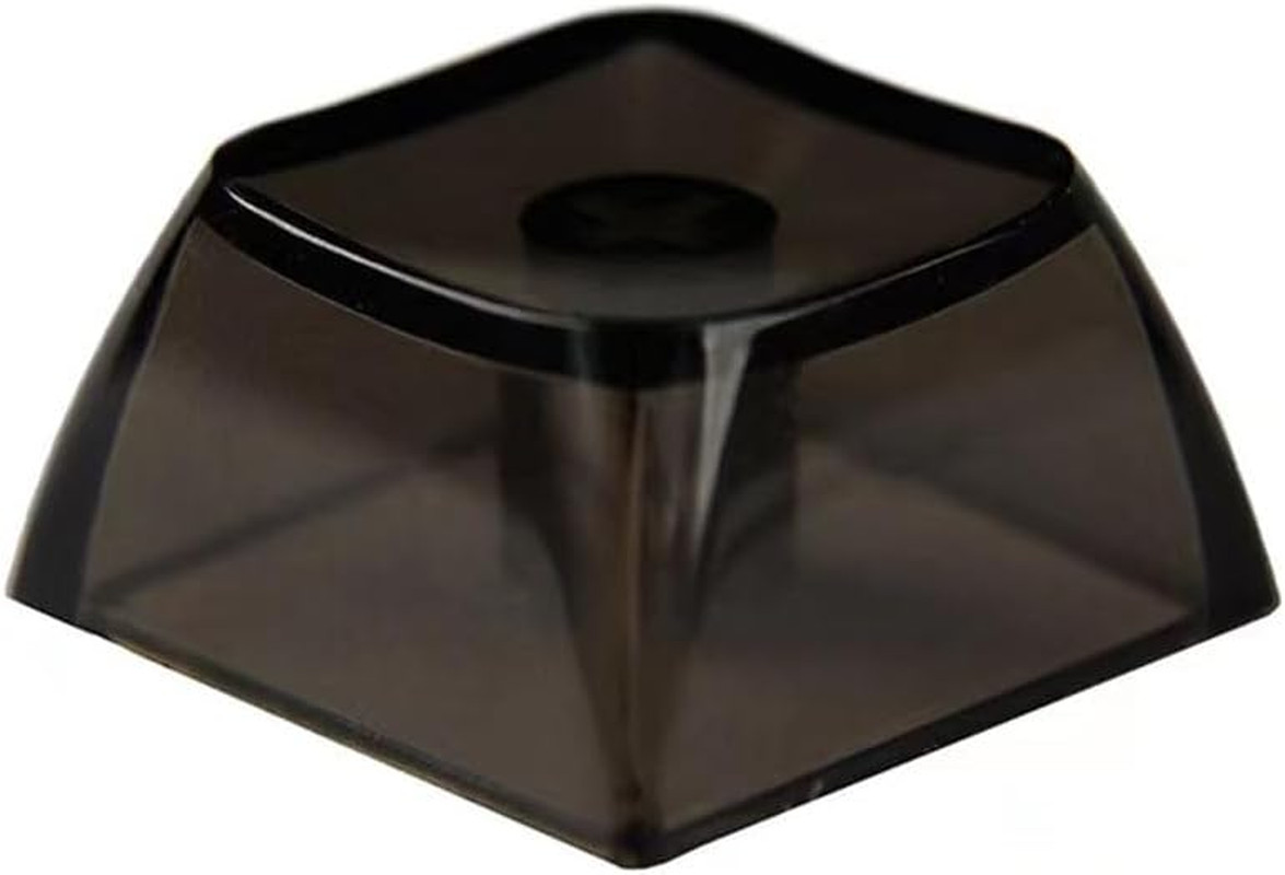 Blank Crystal Transparent Black Keycaps PC Material 1U XDA Profile Keycap for MX