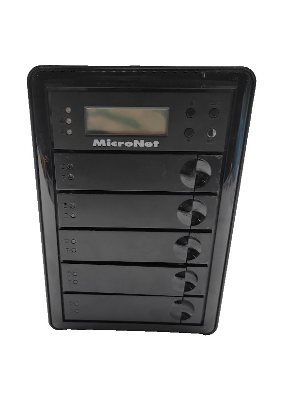 Micronet RAIDBank5 Firewire 400/ 800/ eSATA/ USB 3.0 with 5 Bay Hard Drive 10TB