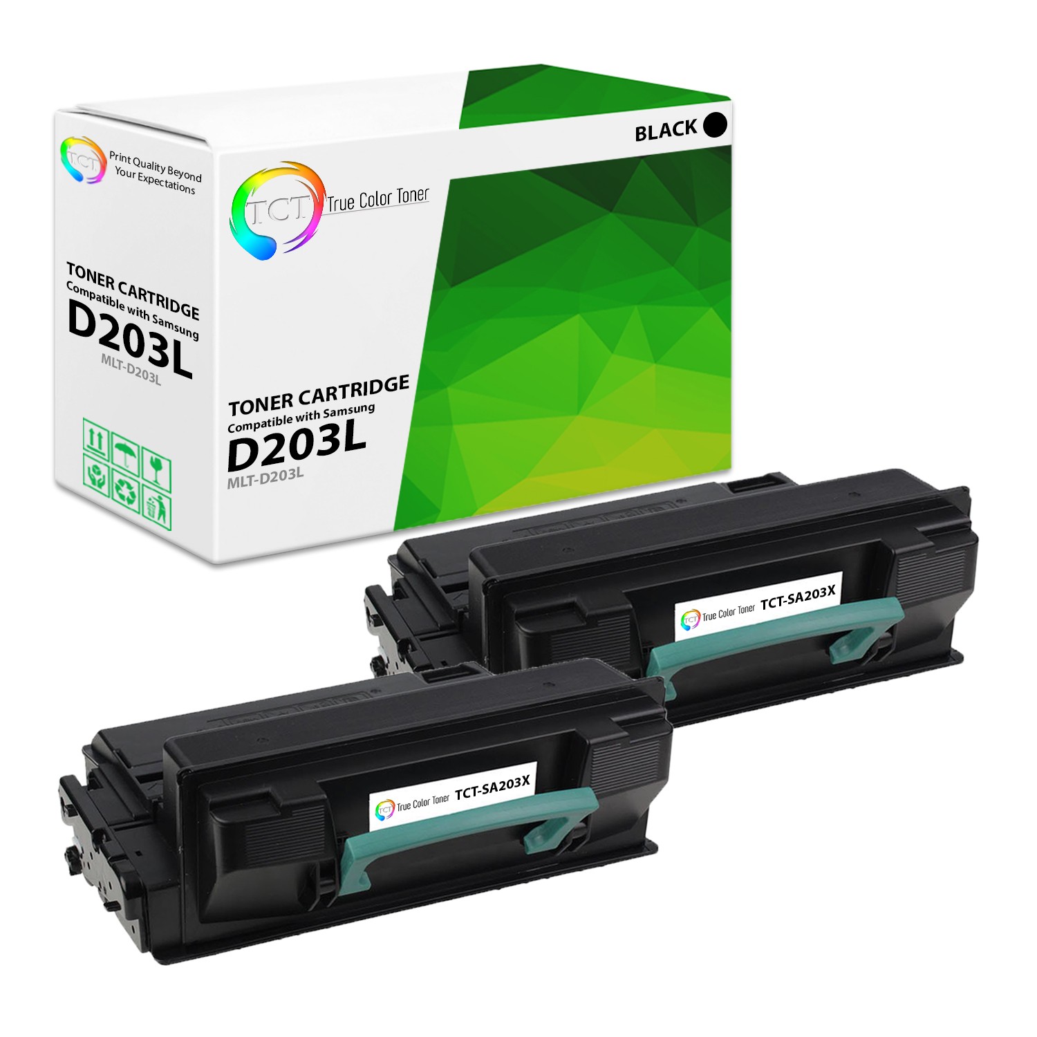 TCT 2PK MLT-D203L High Yield Toner For Samsung ProXpress SL-M3320 M3870 M4070