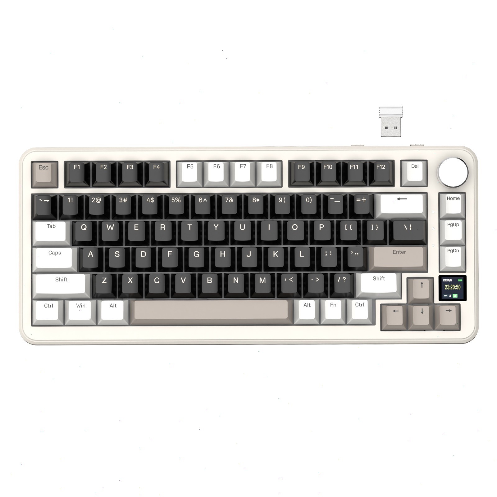 ATTACK SHARK X85 PRO 75% Mechanical Keyboard TFT Display Hot Swap PBT Switch RGB