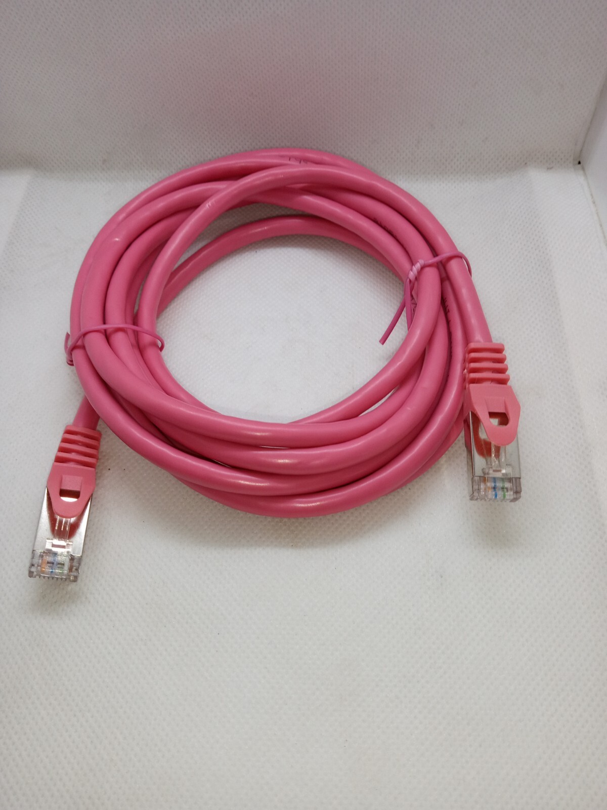 Pink Cat6 cable Shielded 5 feet 5ft