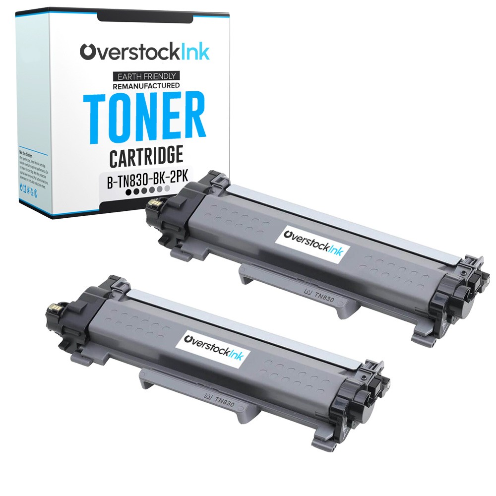 2-Pack Compatible OSI TN830 Black Toner fits Brother HL-L2405W L2420DW L2460DW