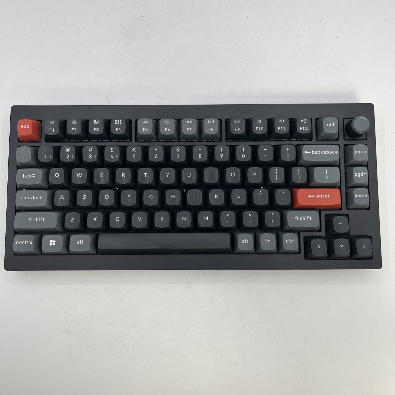 Keychron V1 Ultra 8K 75% Wireless Mechanical Keyboard With Brown Switches *READ*