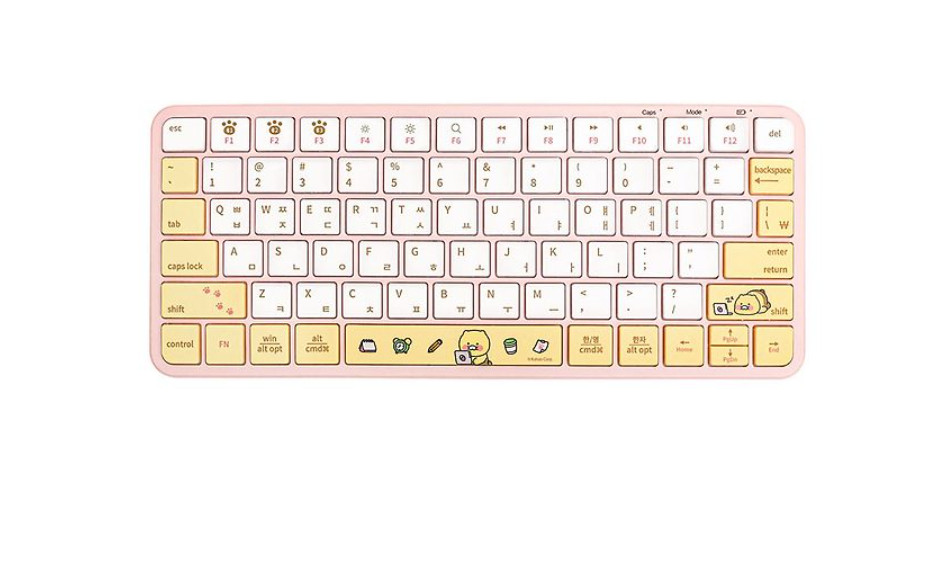 Kakao Friends Ten Key Less Wireless Keyboard Choonsik