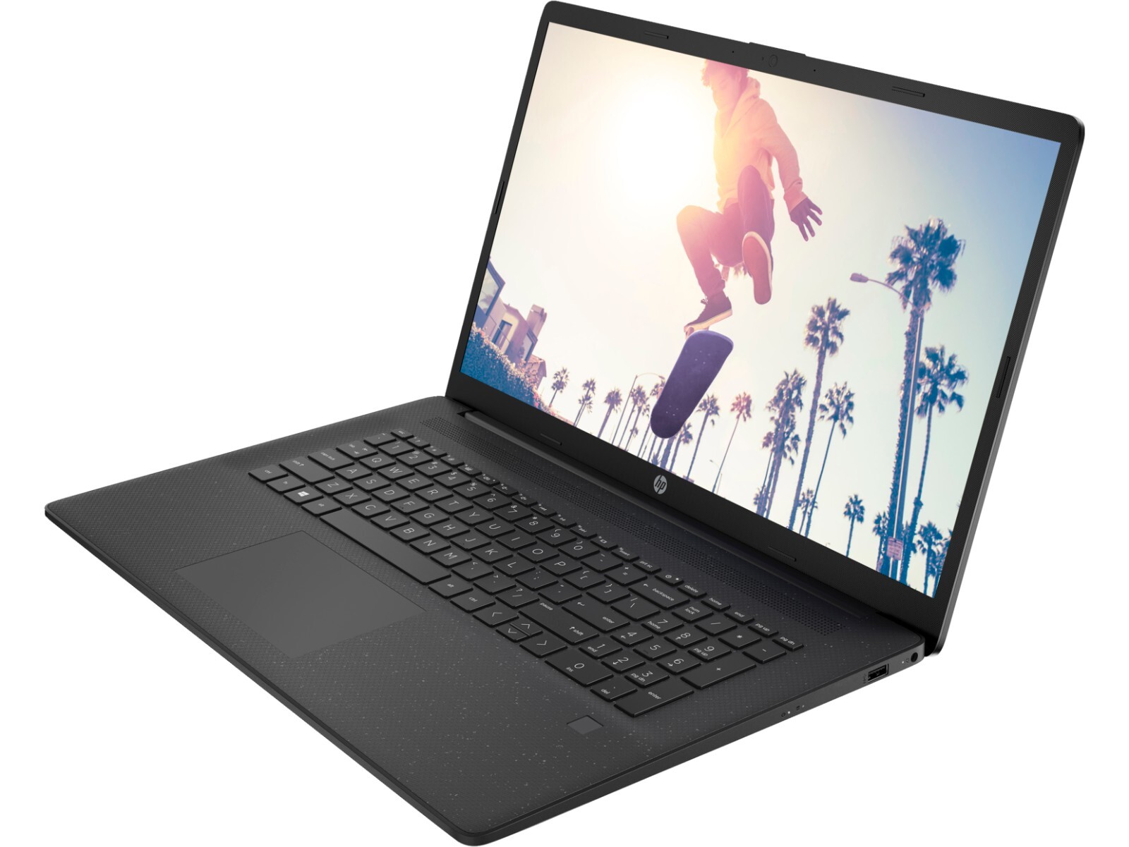 HP 17z-CP300 17 Black Laptop PC 17.3" AMD R5 7530U 16GB 128GB SSD Cam HDMI W11