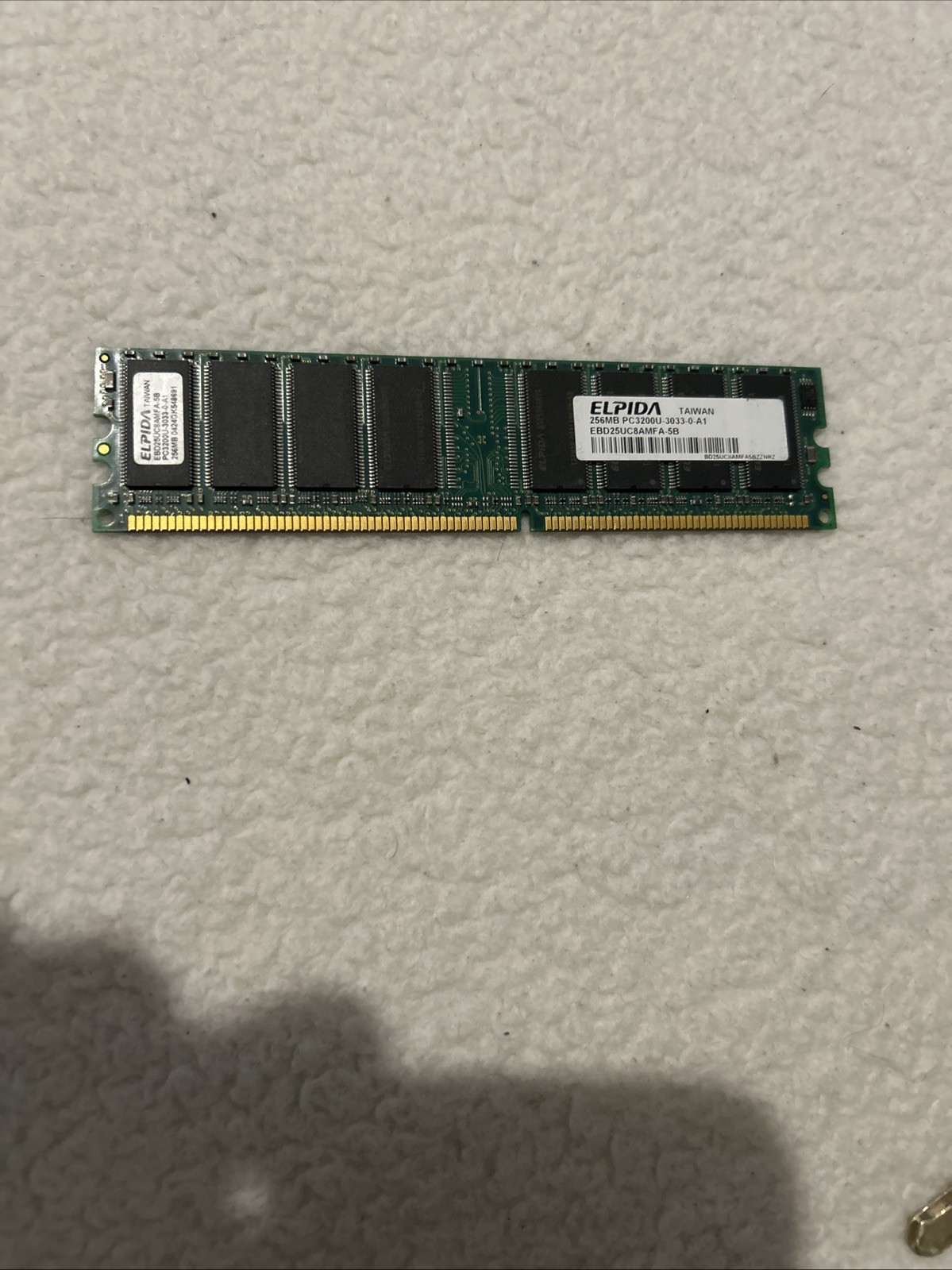 ELPIDA 256MB PC3200 DDR DIMM Memory Module IBM FRU 73P2683 P3200U-3033-0-A1